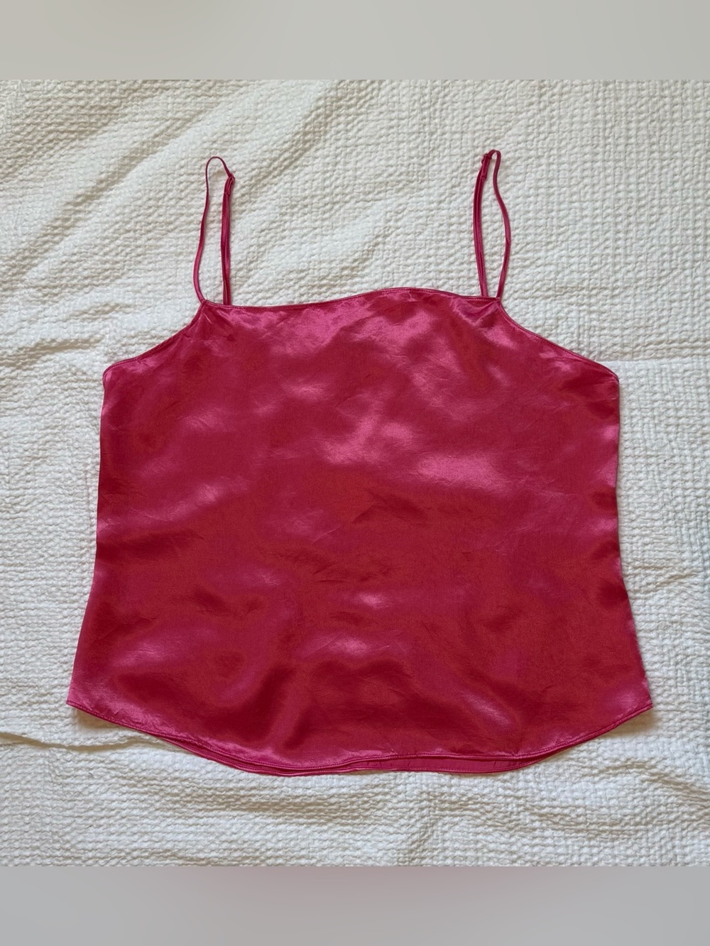 Babaton Hot Pink Satin Camisole